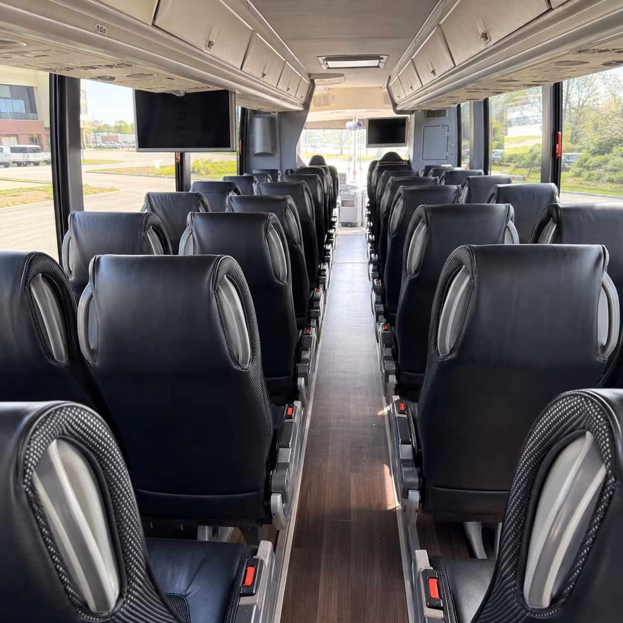 when your whole grade level is going a 56 passenger charter bus is ready