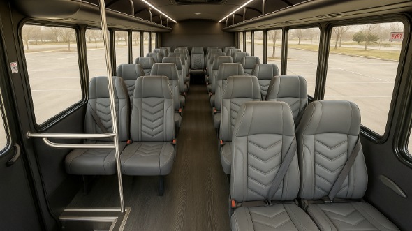 18 passenger minibus interior