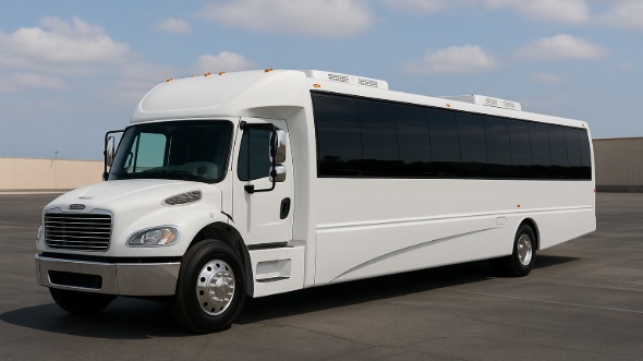 Exterior of Charter Bus Company Knoxville's 25 Passenger Mini bus in Knoxville
