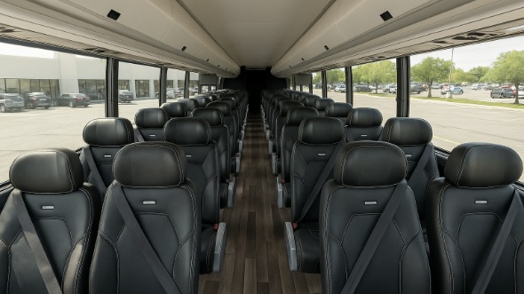 28 passenger minibus interior