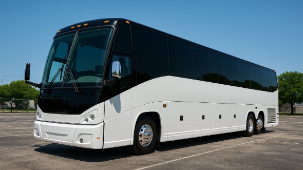 Exterior of Charter Bus Company Atlanta's 54 Passenger Charter Bus in Atlanta