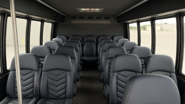 marietta 35 passenger minibus interior