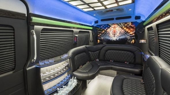 marietta sprinter limo rental inside