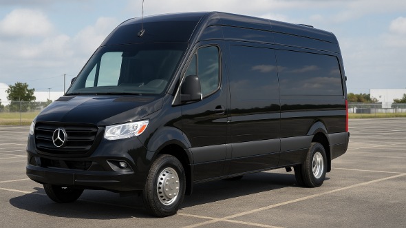 Exterior of Charter Bus Company Athens's Sprinter Van Rental With Driver in Athens